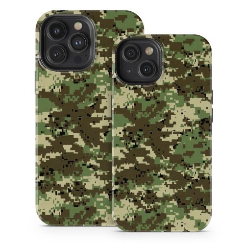 Digital Woodland Camo iPhone 13 Series Tough Case
