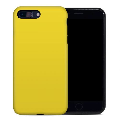 Solid State Yellow iPhone 8 Plus Hybrid Case