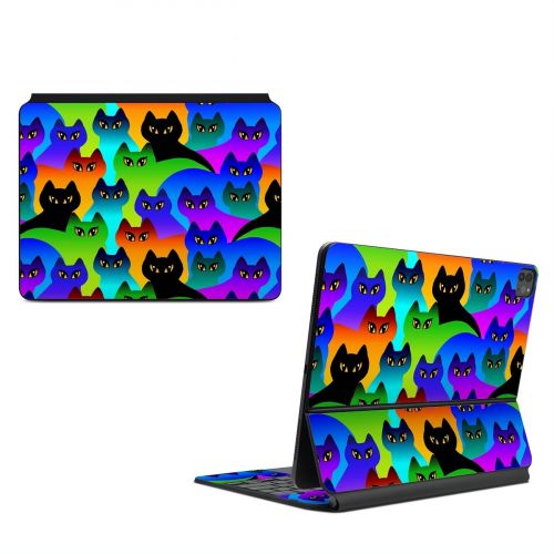 Rainbow Cats Magic Keyboard for iPad Series Skin