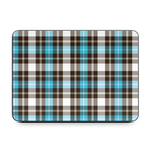 Turquoise Plaid Smart Keyboard Folio for iPad Series Skin