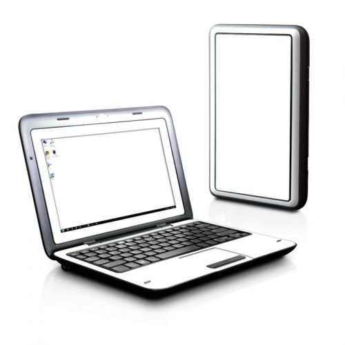 Solid State White Dell Inspiron duo Skin