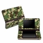 Woodland Camo Nintendo DSi XL Skin