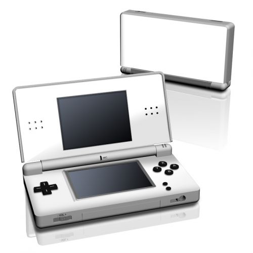 Solid State White Nintendo DS Lite Skin