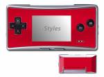 Solid State Red Game Boy Micro Skin