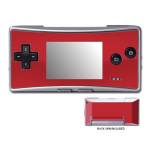 Solid State Red Game Boy Micro Skin