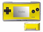 Solid State Yellow Game Boy Micro Skin