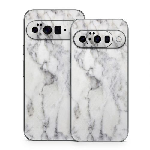 White Marble Google Pixel 10 Series Skin