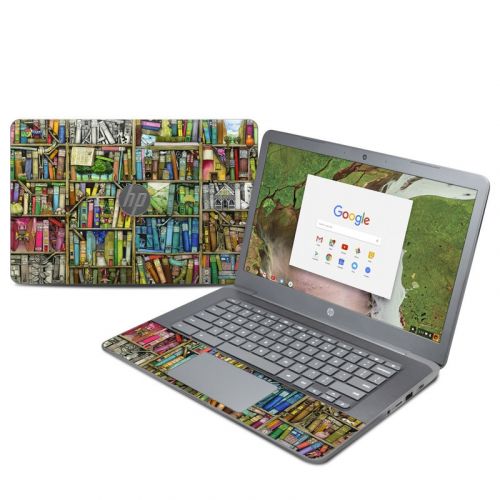 Bookshelf HP Chromebook 14 G5 Skin