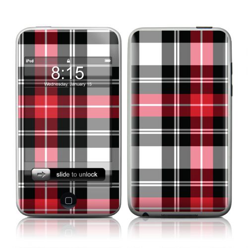 Red Plaid iPod touch Skin