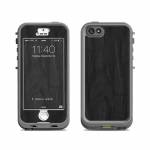 Black Woodgrain LifeProof iPhone SE, 5s nuud Case Skin