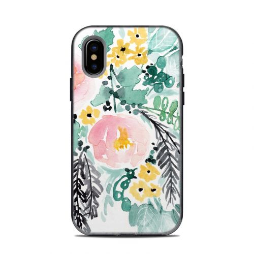 Blushed Flowers LifeProof iPhone X Next Case Skin