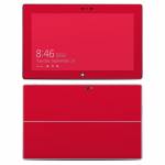 Solid State Red Microsoft Surface 2 Skin