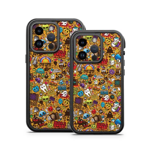 Psychedelic Otterbox Fre iPhone 14 Series Case Skin