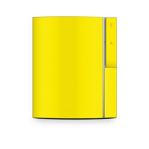 Solid State Yellow PS3 Skin