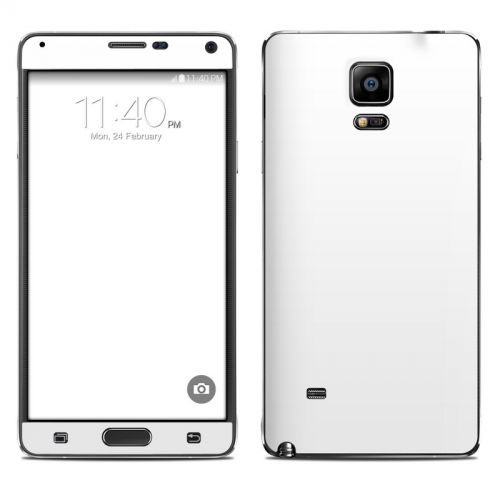 Solid State White Galaxy Note 4 Skin