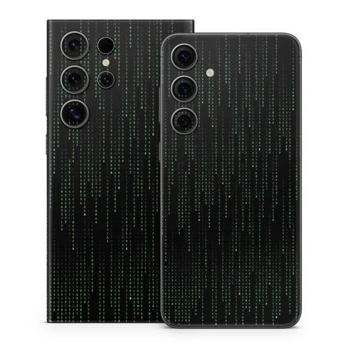 Matrix Style Code Samsung Galaxy S24 Series Skin