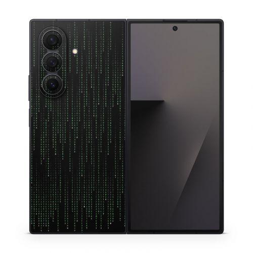 Matrix Style Code Samsung Galaxy Z Fold7 Skin