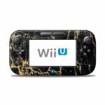 Black Gold Marble Nintendo Wii U Controller Skin
