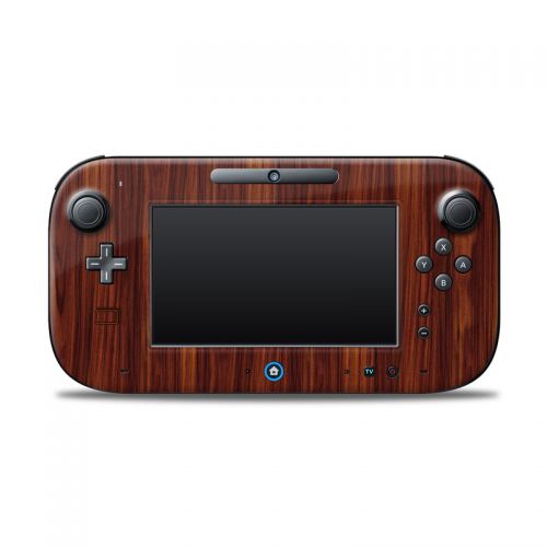 Dark Rosewood Nintendo Wii U Controller Skin