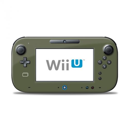 Solid State Olive Drab Nintendo Wii U Controller Skin