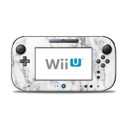White Marble Nintendo Wii U Controller Skin