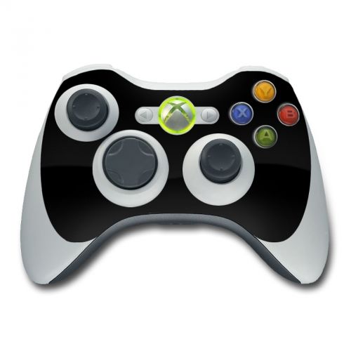 Solid State Black Xbox 360 Controller Skin