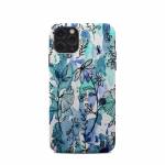 Blue Ink Floral iPhone 11 Pro Clip Case