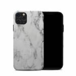 White Marble iPhone 11 Pro Hybrid Case