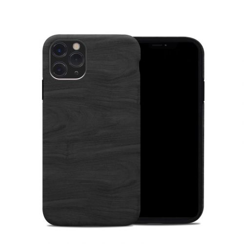 Black Woodgrain iPhone 11 Pro Hybrid Case