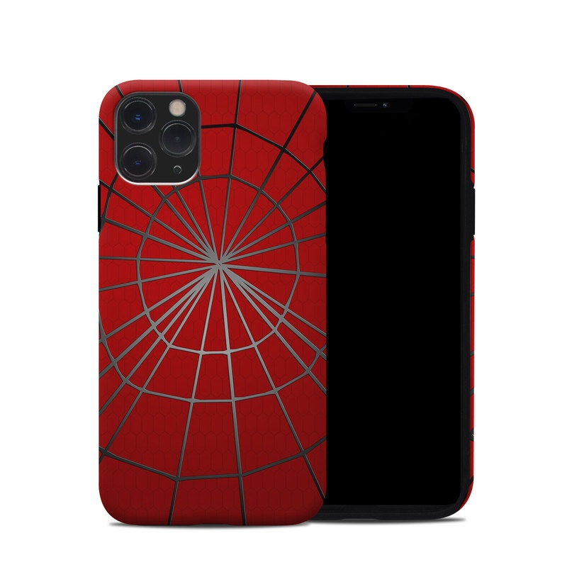 iPhone 11 Pro Hybrid Case design of Red, Symmetry, Circle, Pattern, Line, with red, black, gray colors