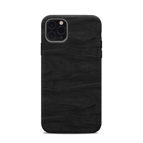 Black Woodgrain iPhone 11 Pro Max Clip Case