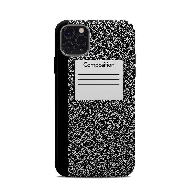 iPhone 11 Pro Max Clip Case design of Text, Font, Line, Pattern, Black-and-white, Illustration with black, gray, white colors