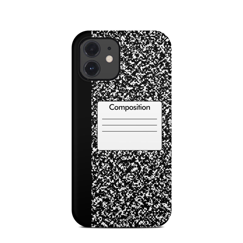 iPhone 12 Clip Case design of Text, Font, Line, Pattern, Black-and-white, Illustration, with black, gray, white colors