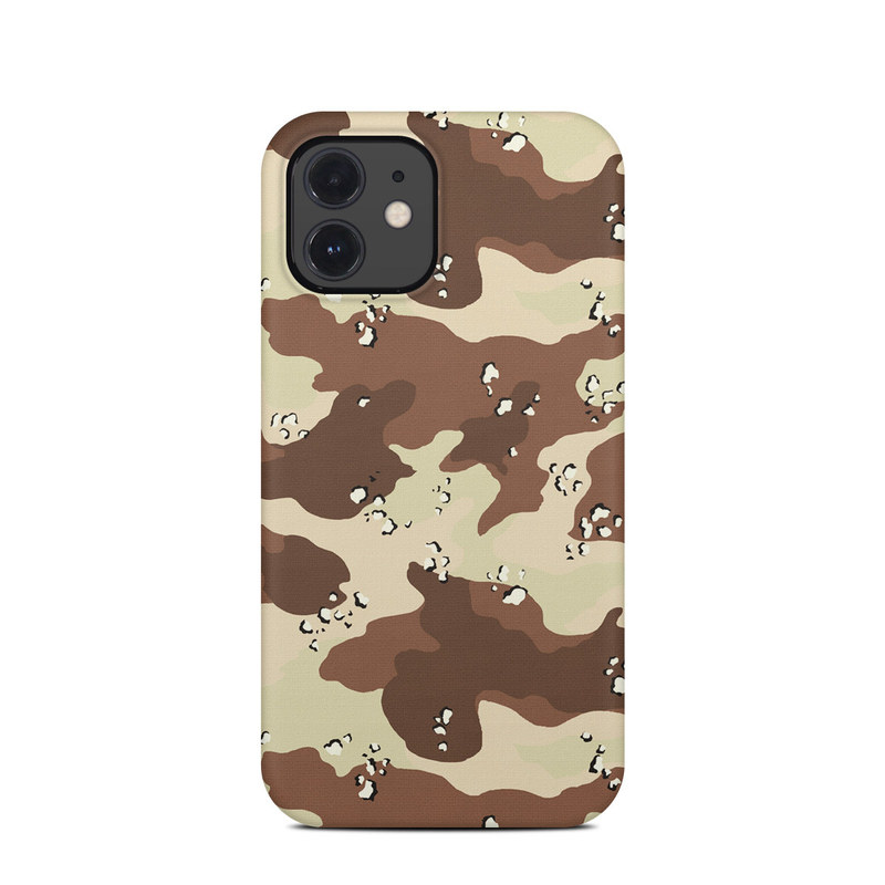 iPhone 12 Clip Case design of Military camouflage, Brown, Pattern, Design, Camouflage, Textile, Beige, Illustration, Uniform, Metal with gray, red, black, green colors