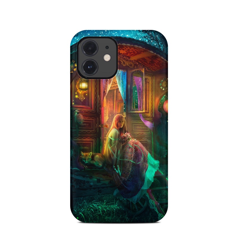 iPhone 12 Clip Case design of Illustration, Adventure game, Darkness, Art, Digital compositing, Fictional character, Games, with black, red, blue, green colors