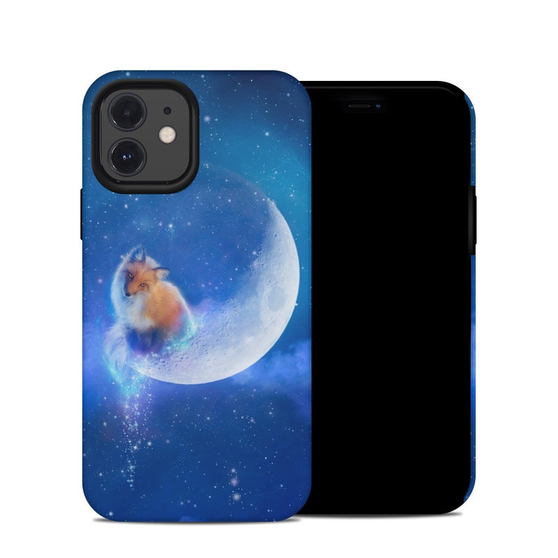 iPhone 12 Hybrid Case design of Sky, Atmosphere, Astronomical object, Outer space, Space, Universe, Illustration, Nebula, Galaxy, Fictional character, with blue, black, gray colors