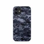 Digital Navy Camo iPhone 12 mini Clip Case