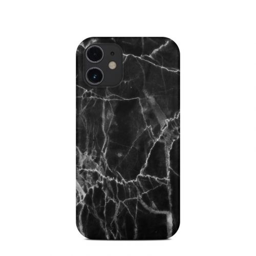 Black Marble iPhone 12 mini Clip Case