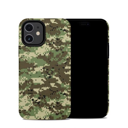 Digital Woodland Camo iPhone 12 mini Hybrid Case