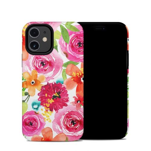 Floral Pop iPhone 12 mini Hybrid Case