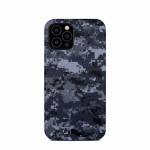 Digital Navy Camo iPhone 12 Pro Clip Case