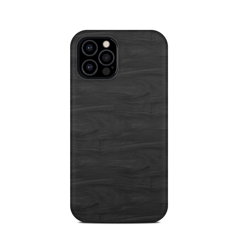 iPhone 12 Pro Clip Case design of Black, Brown, Wood, Grey, Flooring, Floor, Laminate flooring, Wood flooring, with black colors