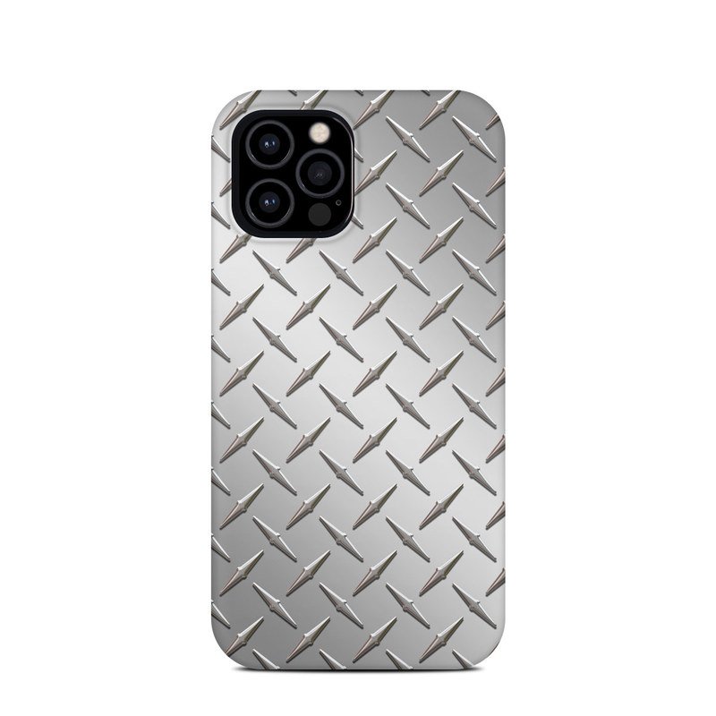 iPhone 12 Pro Clip Case design of Pattern, Metal, Line, Design, Steel, Parallel, Tile, Beige, Flooring with gray colors