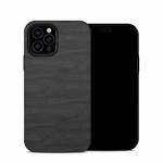 Black Woodgrain iPhone 12 Pro Hybrid Case