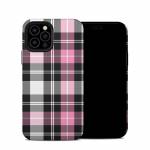 Pink Plaid iPhone 12 Pro Hybrid Case