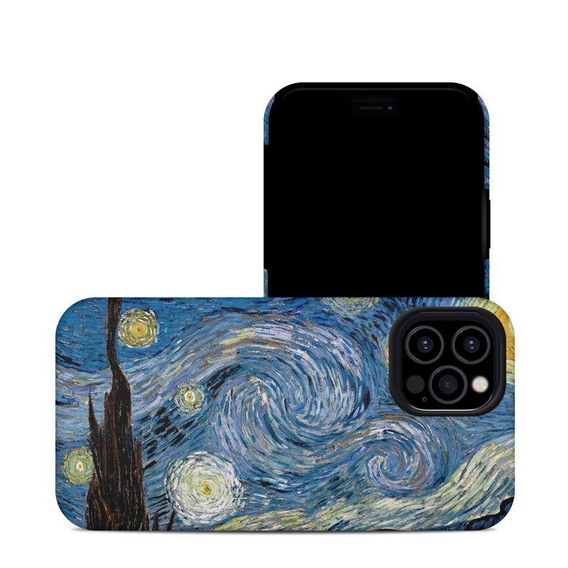 iPhone 12 Pro Hybrid Case design of Painting, Purple, Art, Tree, Illustration, Organism, Watercolor paint, Space, Modern art, Plant with gray, black, blue, green colors