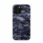 Digital Navy Camo iPhone 12 Pro Max Clip Case