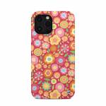 Flowers Squished iPhone 12 Pro Max Clip Case