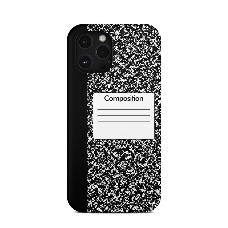 iPhone 12 Pro Max Clip Case design of Text, Font, Line, Pattern, Black-and-white, Illustration with black, gray, white colors