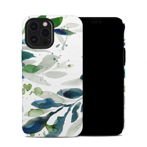 Floating Leaves iPhone 12 Pro Max Hybrid Case